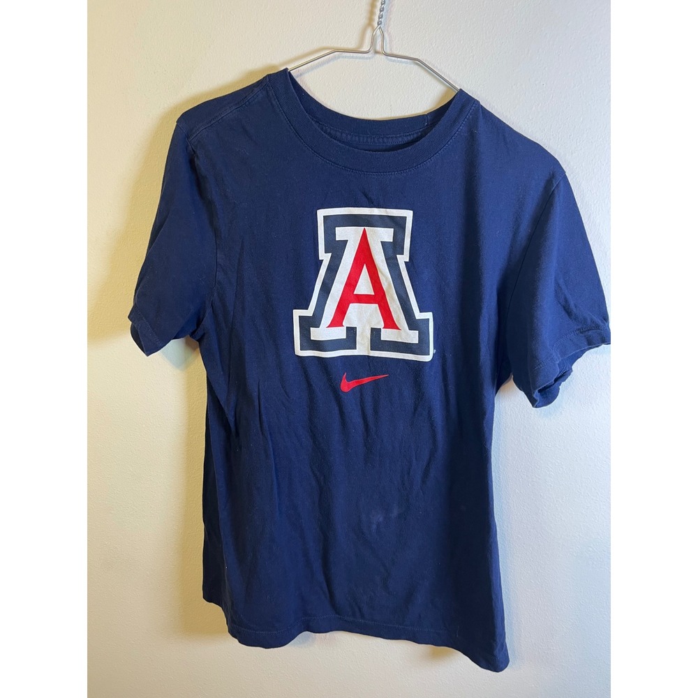 Nike Mens T-Shirt University of Arizona Wildcats Navy Blue Size S